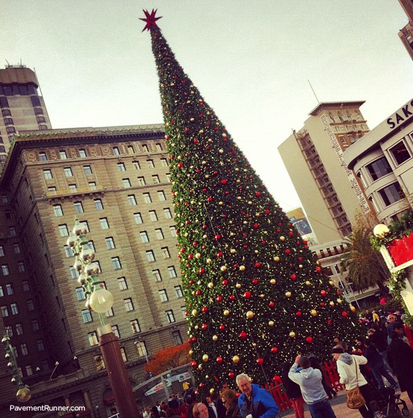 Christmas Tree at Union Square in San Francisco.