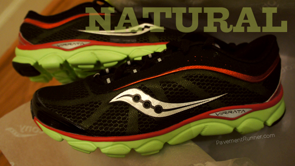 Saucony Virrata - the latest in the natural shoe series.