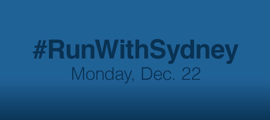 #RunWithSydney – Monday, Dec 22