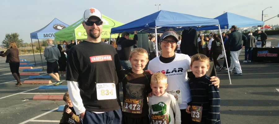 Out of all the amazing running, camping, hiking, and family memories of 2014... I would have to say my FAVORITE 2014 memory is running a local 5K race WITH all my boys!  It was our first family 5K.  My heart was (and is) full. www.runningrachel.com