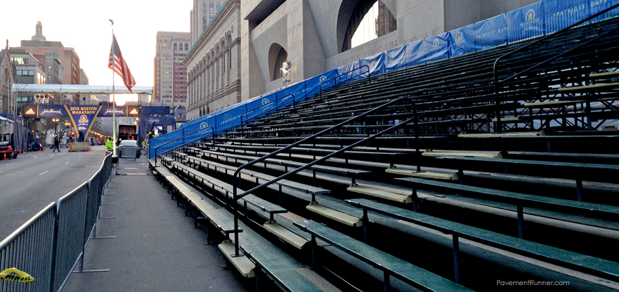 The Boston Marathon Grandstands, Feeling Uneasy